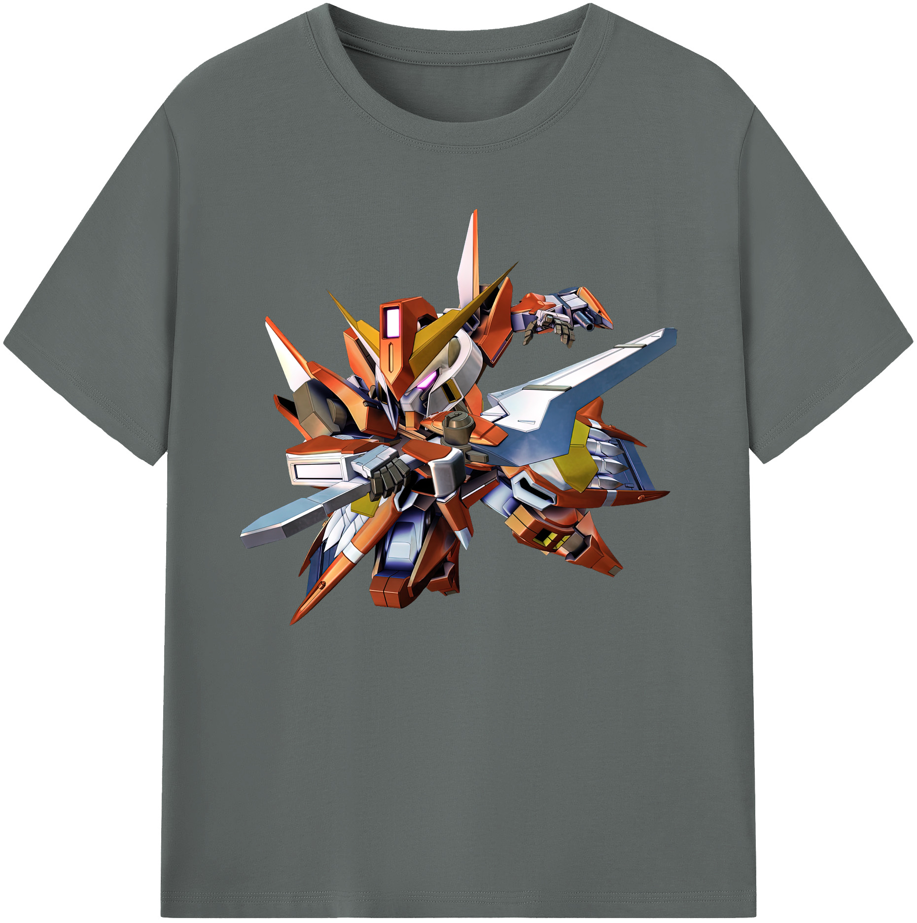（画像用） 機動戦士ガンダム Mobile Suit Gundam 綿100％ メンズ半袖Tシャツ｜肌触りやわらか＆通気性
